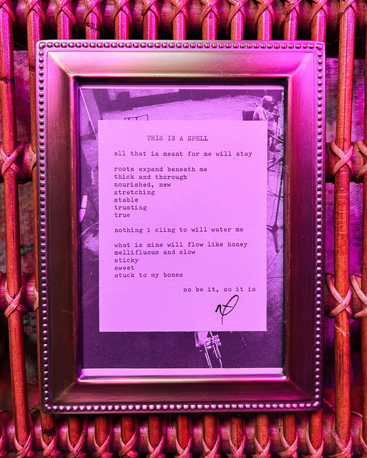 Framed Poem #4