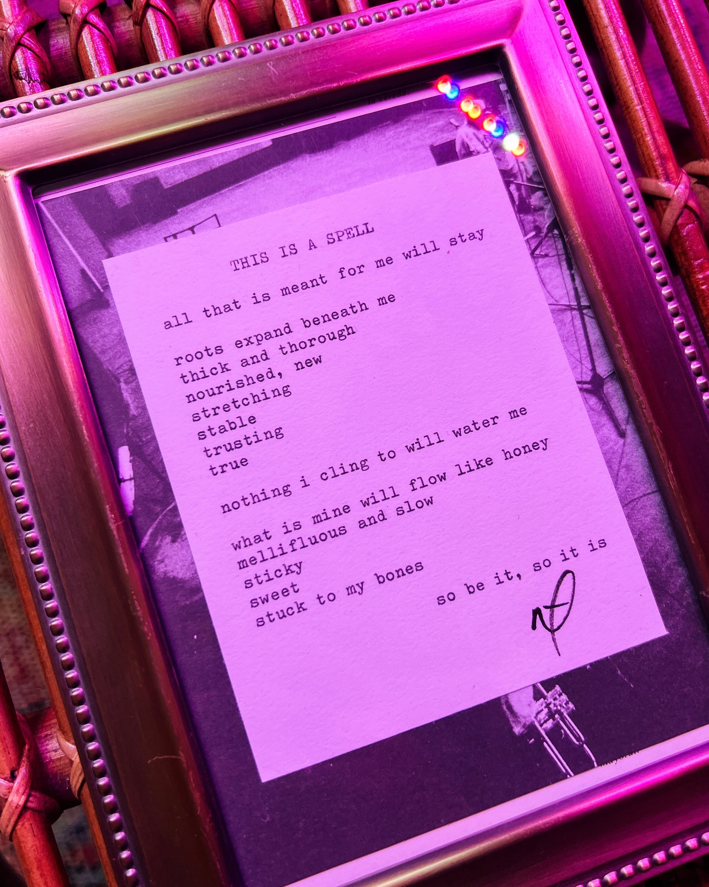 Framed Poem #4