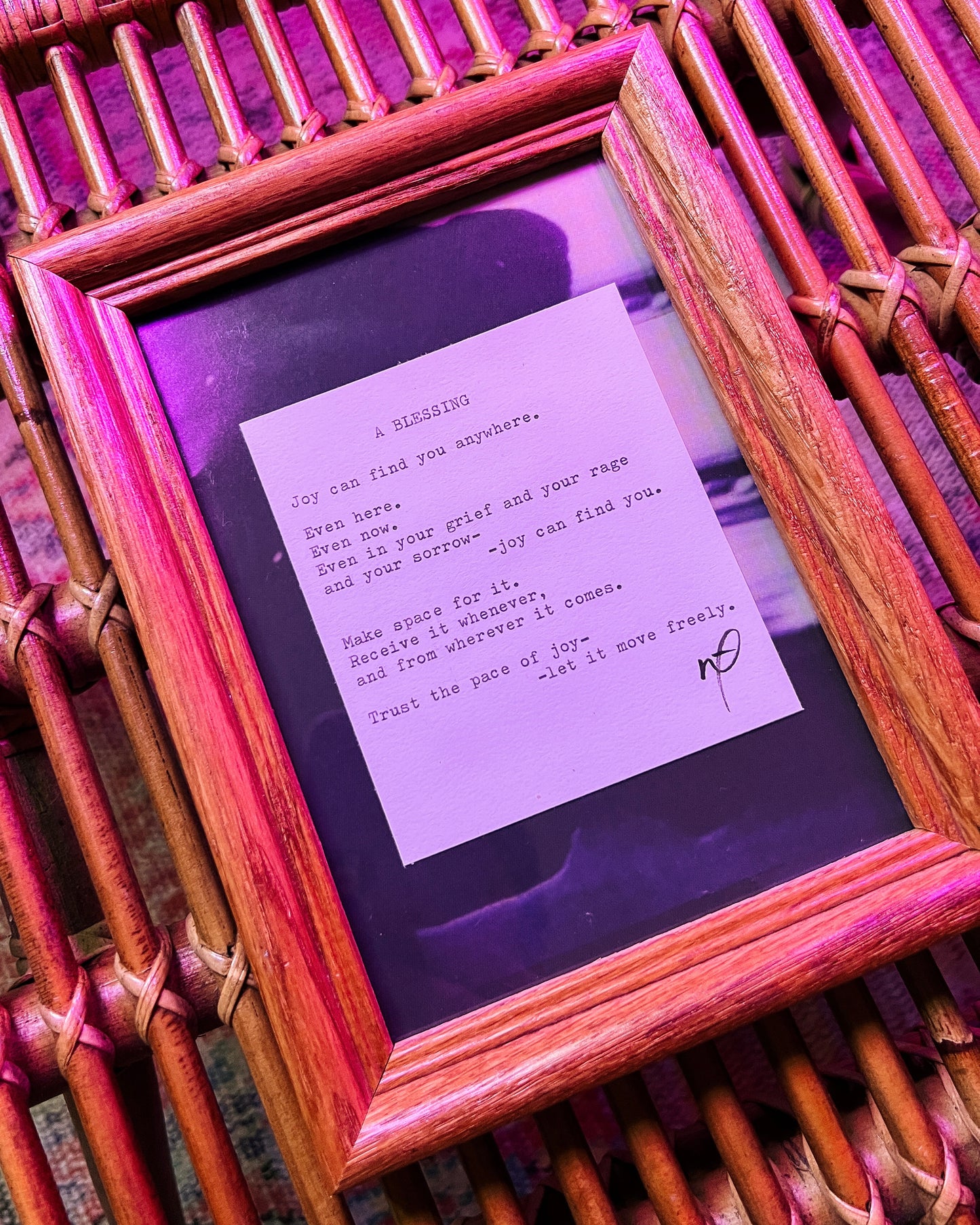 Framed Poem #3