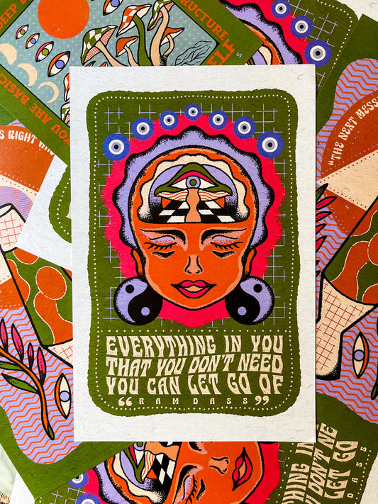 Let Go Poster (Ram Dass)