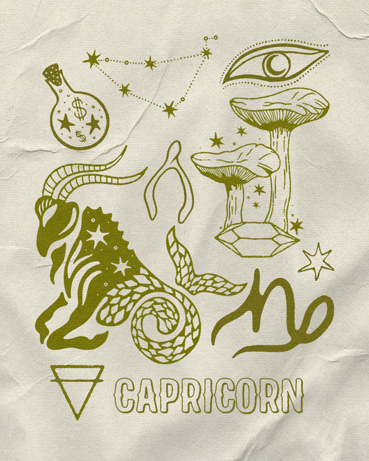 Capricorn Season Flash Sheet